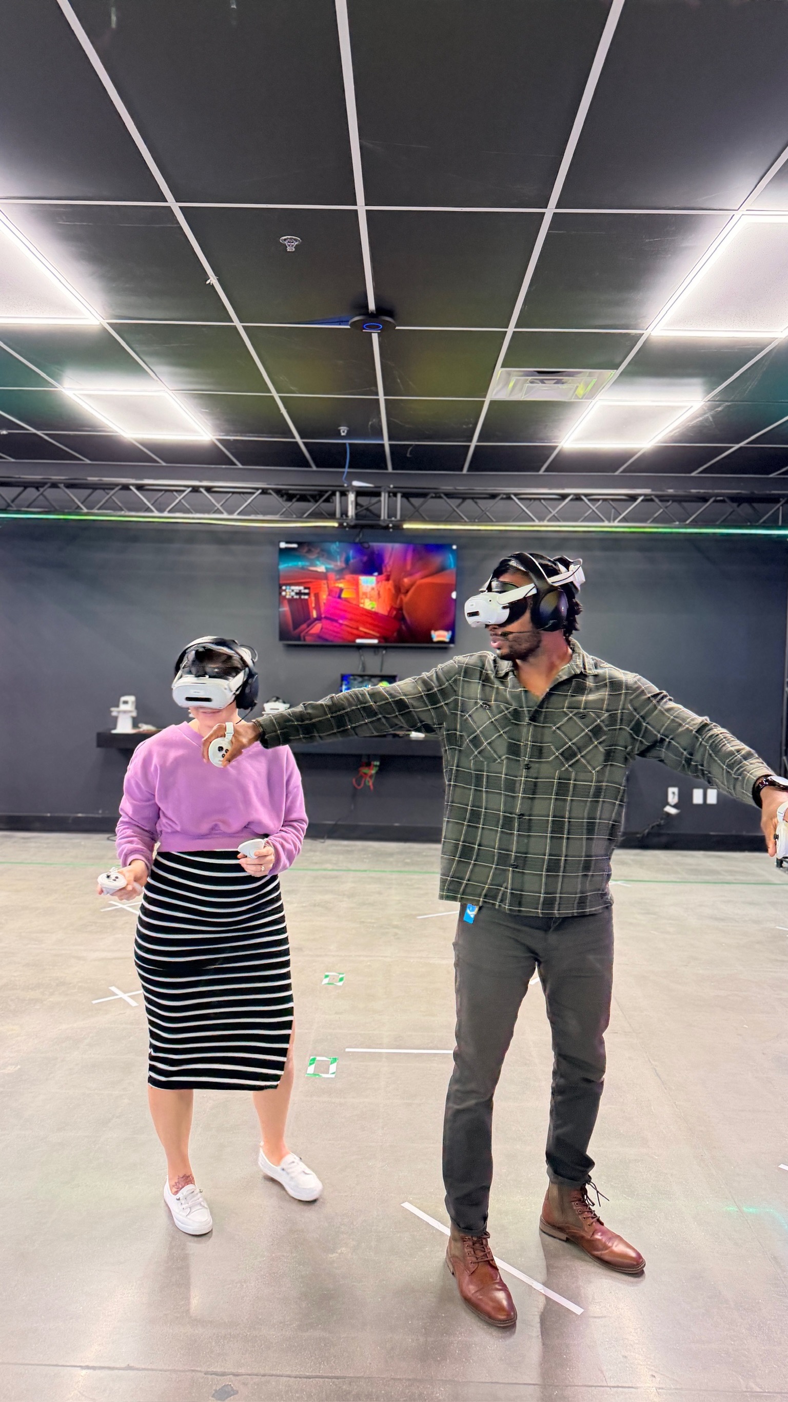 Players in the Free Roam Arena