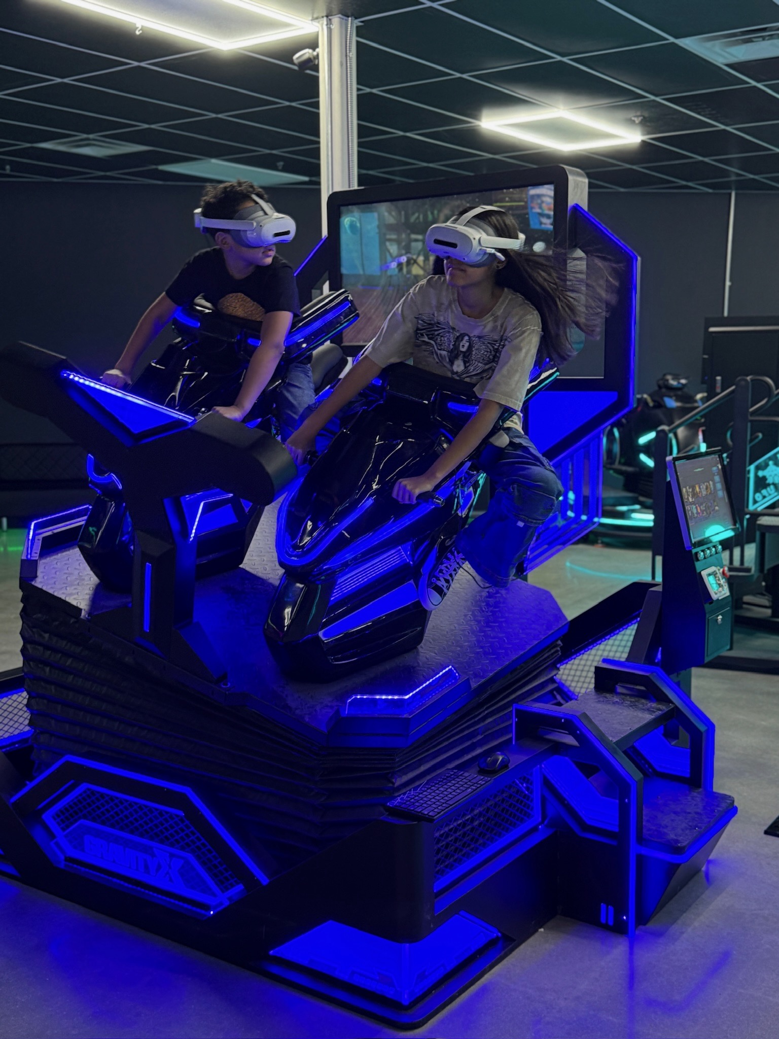 VR simulator rides at GravityX